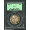 Image 3 : 1927-S 50C MS64 PCGS. The borders have iridescent yellow-green patina, while the centers have lavend