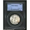 Image 1 : 1935-S 50C MS64 PCGS. Brilliant aside from a deep blush of tobacco-brown color on the borders of eac