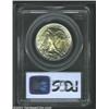 Image 2 : 1940 50C MS67 PCGS. The powder-blue and apricot-gold patina is iridescent and spectacular. A needle-