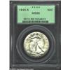 Image 1 : 1940-S 50C MS66 PCGS. While not fully struck, this lustrous and magnificently preserved Gem has outs