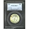 Image 3 : 1945 50C MS67 PCGS. Fully struck with smooth, satiny luster. Most of each side is untoned but there.