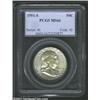 Image 1 : 1951-S 50C MS66 PCGS. The obverse has rich pearl-gray patina, while the reverse has splendid yellow-