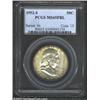 Image 1 : 1952-S 50C MS65 Full Bell Lines PCGS. Frosty and original, the smooth, Gem quality surfaces are tone
