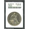 Image 1 : 1846 S$1--Cleaned--ANACS. AU Details, Net XF45. This boldly detailed, golden-gray example offers AU.