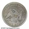 Image 2 : 1859-S S$1 AU58 ANACS. Breen-5462. The Philadelphia Mint shipped 10 pairs of Seated Dollar dies west