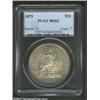 Image 3 : 1875 T$1 MS63 PCGS. Type One Obverse / Type Two Reverse. Sharply defined throughout with soft, frost