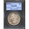 Image 1 : 1879-CC S$1 Capped Die MS61 PCGS. A more affordable Mint State representative of this, the scarcer o