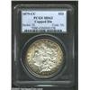 Image 3 : 1879-CC S$1 Capped Die MS63 PCGS. The so-called "Capped Die" is really a large CC over a small CC. A