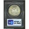 Image 4 : 1879-CC S$1 Capped Die MS63 PCGS. The so-called "Capped Die" is really a large CC over a small CC. A