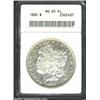 Image 1 : 1880 S$1 MS65 Prooflike ANACS. A well struck and lightly toned Gem with flashy reflective fields tha