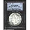 Image 1 : 1880/79-CC S$1 Reverse of 1878 MS64 PCGS. Ex: GSA. VAM-4. Top 100 Variety. A flashy and well struck.
