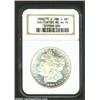 Image 3 : 1880/79-O S$1 MS64 Prooflike NGC. OVD. VAM-4. Top 100 Variety. This is the most clear and, hence, th