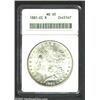 Image 1 : 1881-CC S$1 MS65 ANACS. A well struck Gem that has occasional hints of dusty orange color. A well st