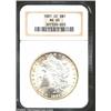 Image 1 : 1881-CC S$1 MS65 NGC. Bright, sparkling mint luster with just the faintest trace of golden patina ov