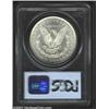 Image 2 : 1882-CC S$1 MS65 PCGS. Ex: GSA. The faint hints of apricot patina are largely confined to the lower.