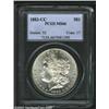 Image 1 : 1882-CC S$1 MS66 PCGS. Fully struck with scintillating mint luster and smooth surfaces that are virt
