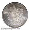 Image 1 : 1883-S S$1 MS64 PCGS. A near-Gem example of this scarce, early S-mint Dollar. The surfaces are brigh