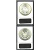 Image 2 : 1884-CC S$1 MS64 ANACS, light golden peripheral iridescence frames the untoned, sharply impressed ce