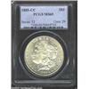 Image 1 : 1885-CC S$1 MS65 PCGS. There is a dash below the second 8 in the date. A nicely struck Gem with pear