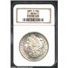 Image 1 : 1885-S S$1 MS64 NGC. Dusky apricot patina visits the peripheries of this sharply struck near-Gem. A.