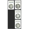 Image 1 : 1886-S S$1 MS60 Prooflike ANACS, mostly brilliant with a thin ring of golden color around the rims;.