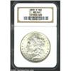 Image 1 : 1888-S S$1 MS64 NGC. The reverse has a diagonal pair of golden-brown toning streaks. A nicely struck
