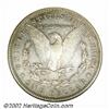 Image 2 : 1889-CC S$1 AU50 ANACS. Direct light angles reveal considerable mint luster still in evidence on bot