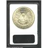 Image 2 : 1890-CC S$1 MS63 ANACS. The 1 in the date is lightly repunched at the peak, and a spindly die crack.