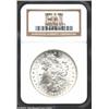 Image 1 : 1890-S S$1 MS65 NGC. The 90 in the date is lightly repunched north. Well struck, lightly toned, and.