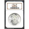 Image 1 : 1891 S$1 MS64 NGC. Wisps of dusky apricot patina enrich each side. A sharply struck and mildly proof
