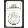 Image 1 : 1891 S$1 MS64 NGC. Pale wisps of copper-gold color visit the lower reverse. A lustrous near-Gem with