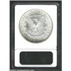 Image 2 : 1891-CC S$1 MS62 ANACS. Not fully struck in the centers, but with good luster and attractive apricot