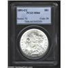Image 1 : 1891-CC S$1 MS64 PCGS. Excellent mint luster and untoned throughout, each side is sharply defined an