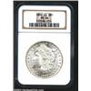 Image 1 : 1892-CC S$1 MS64 NGC. A die break (as made) fills the lower loop of the 2 in the date. A lustrous an
