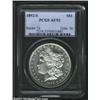 Image 1 : 1892-S S$1 AU53 PCGS. The cheek has a couple of minor abrasions, but the lightly toned surfaces have