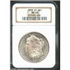 Image 3 : 1893-CC S$1 MS63 NGC. A lovely example of this key Morgan issue, this piece is somewhat weakly defin
