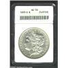 Image 1 : 1893-O S$1 AU50 ANACS. The abundant mint luster is only broken in the exposed fields. A pinscratch a