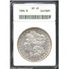 Image 1 : 1894 S$1 XF45 ANACS. Light steel-gray patina on the obverse with a rich golden toned reverse. Import