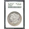 Image 1 : 1895-S S$1--Cleaned--ANACS. AU Details, Net XF40. Obviously hairlined on the obverse and very light.