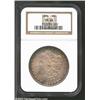 Image 1 : 1896 S$1 MS66 NGC. Lustrous with bright rose colored surfaces that are surrounded by a thin ring of.