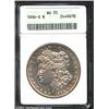 Image 1 : 1896-S S$1 AU55 ANACS. Dusky peach patina accompanies the extensive bright luster. A problem-free li
