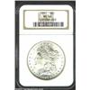 Image 1 : 1897 S$1 MS66 NGC. The dusky gold patina does not obscure the beauty of this well struck and lustrou