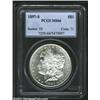 Image 1 : 1897-S S$1 MS66 PCGS. The borders have a hint of tan-gold color, and a speckle of aqua patina rests.
