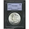 Image 1 : 1897-S S$1 MS66 PCGS. A well struck and highly lustrous Gem that has faint blushes of apricot patina