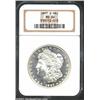 Image 1 : 1897-S S$1 MS66 NGC. A mildly prooflike Gem that has a hint of gold color in the centers. The hair c