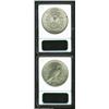 Image 2 : 1898-S S$1 MS62 ANACS, softly struck in the centers but with reasonable luster and clean fields; and