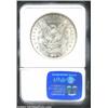 Image 2 : 1899 S$1 MS65 NGC. The second 9 in the date is lightly repunched north. A streak of faint golden-bro