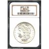 Image 1 : 1899-O S$1 MS66 NGC. The mintmark tilts heavily to the right. The cheek has a blush of apricot color
