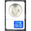 Image 2 : 1899-O S$1 MS66 NGC. The mintmark tilts heavily to the right. The cheek has a blush of apricot color