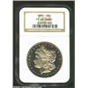 Image 3 : 1890 S$1 PR66 Cameo NGC. An exquisite cameo proof Morgan. The devices are heavily frosted and contra